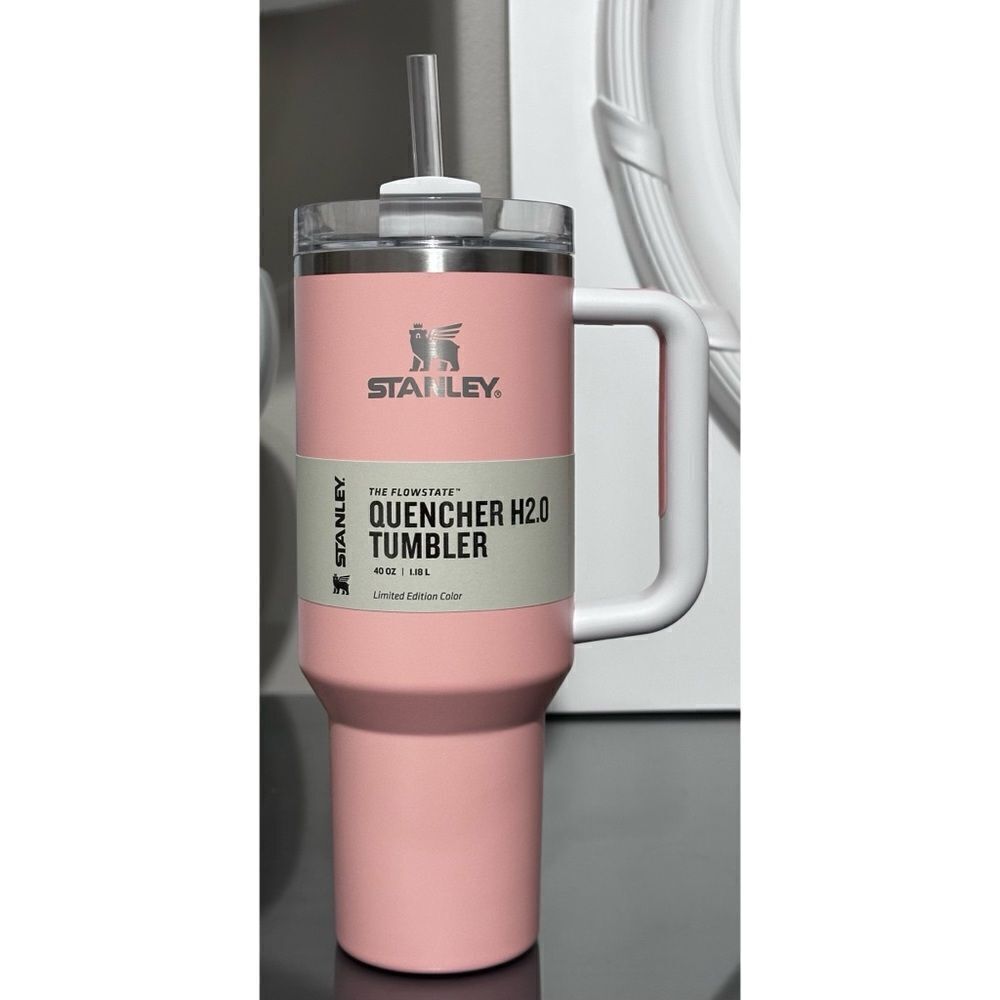 Stanley‎ Quencher H2.0 FlowState Tumbler 40oz, PEACH COLORBLOCK
